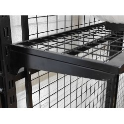 Полкотримач в рейку 35см. (чорний)